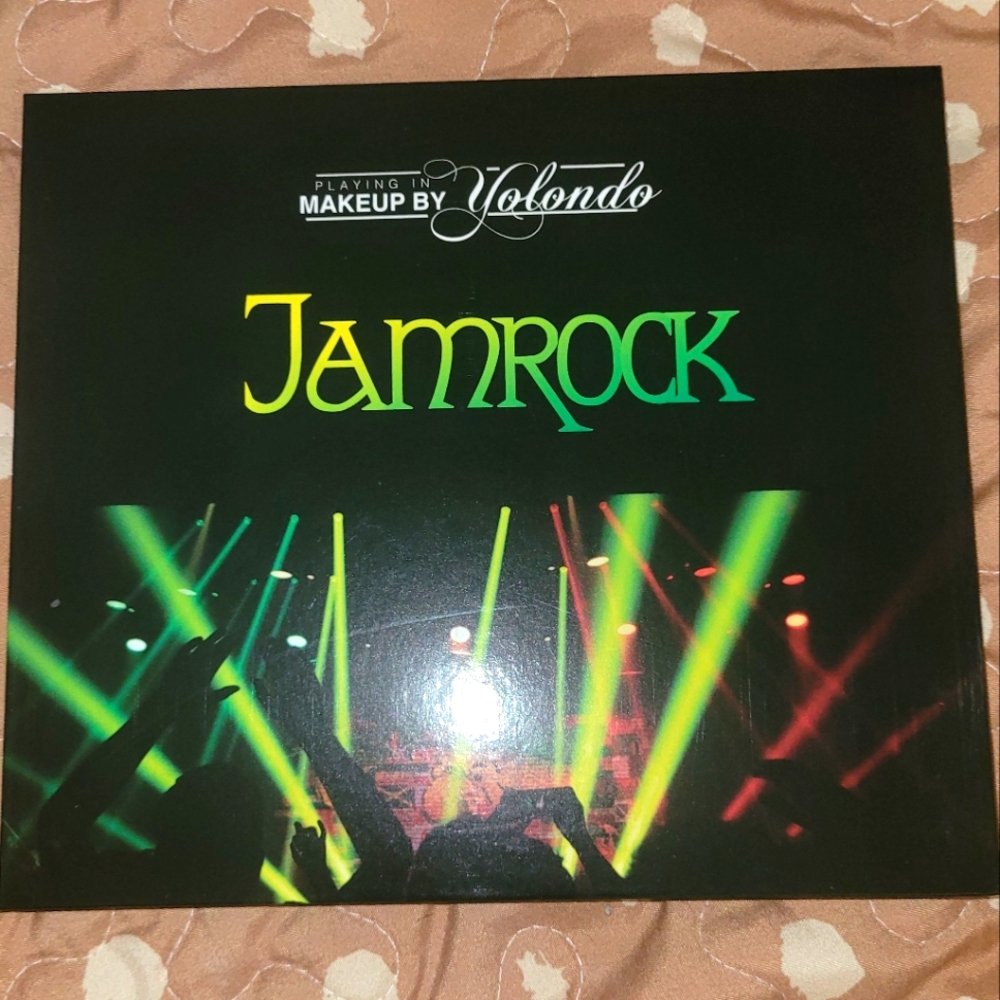 Original 'Jamrock' Eyeshadow Palette By Playing In Makeup By Yolondo